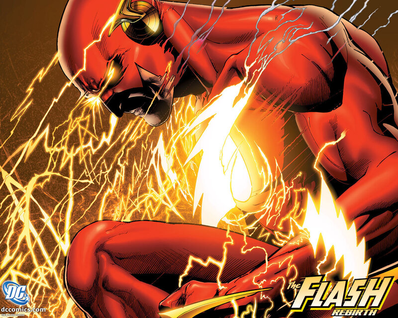 The Flash Character — Red, Dramatic, Comic, Lightning, Comic Book Art