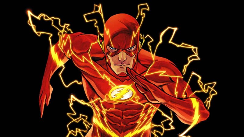 The Flash Character — Red, Dramatic, Comic, Lightning