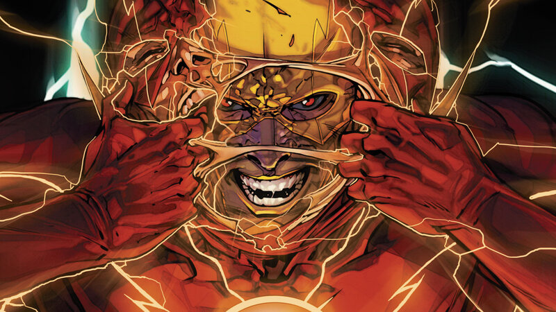 The Flash Character — Red, Dramatic, Comic, Mask