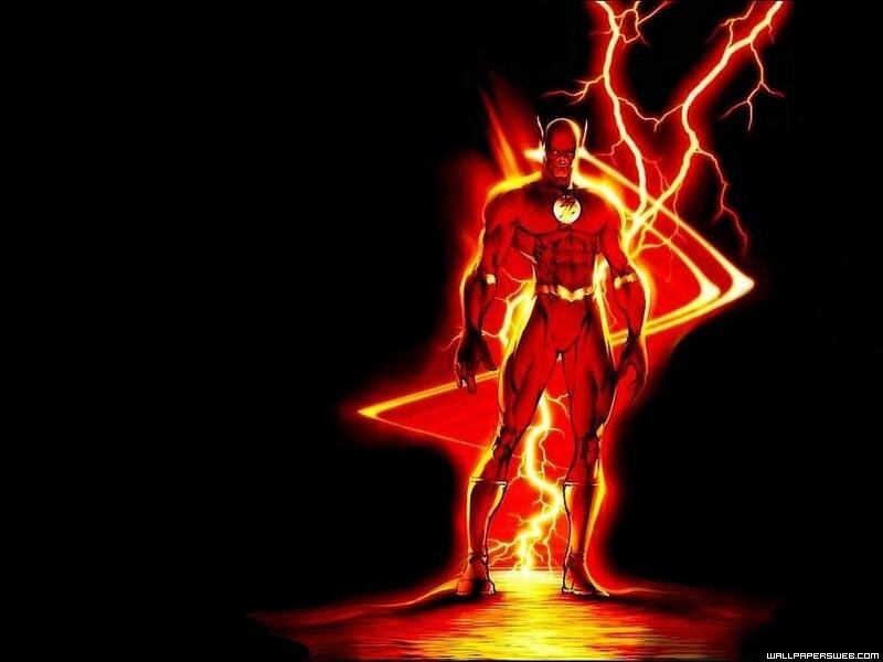 The Flash Character — Red, Dramatic
