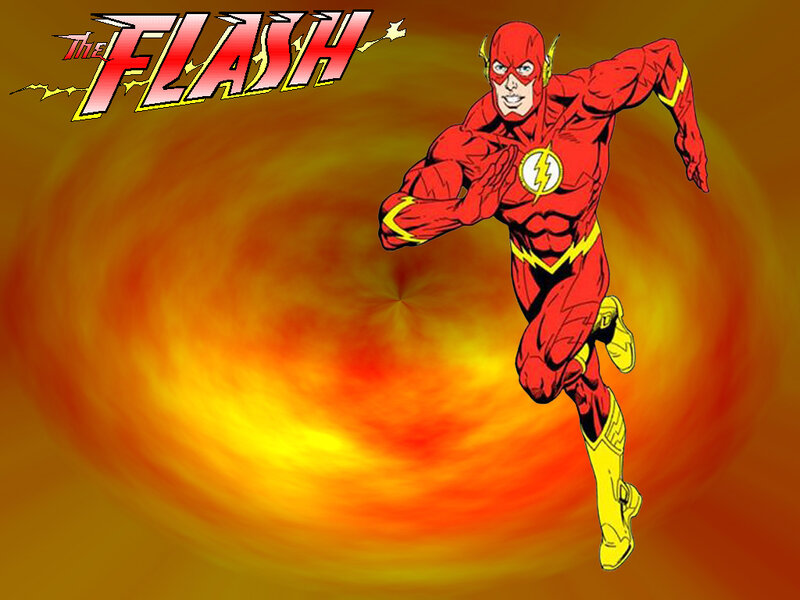 The Flash Character — Red, Dynamic, Comic, Comic Book Art, Lightning Bolt Symbol