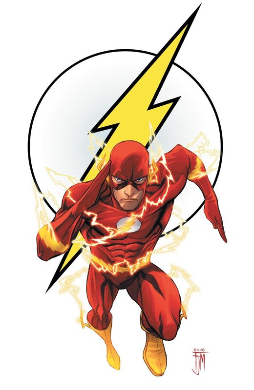 The Flash Character — Red, Dynamic, Comic, Lightning Bolt