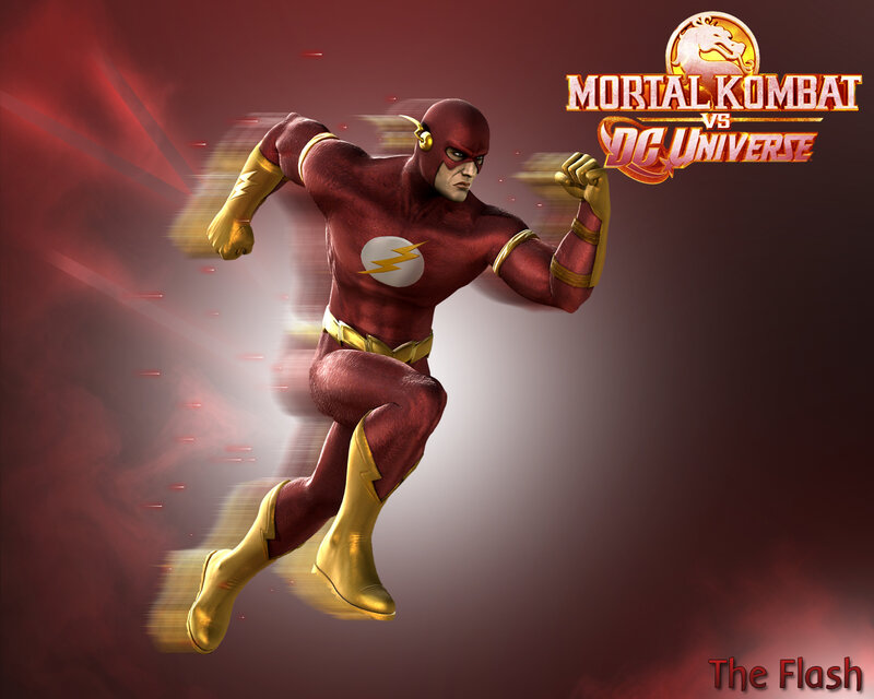 The Flash in Mortal Kombat vs DC Universe