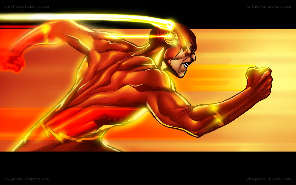 The Flash in motion