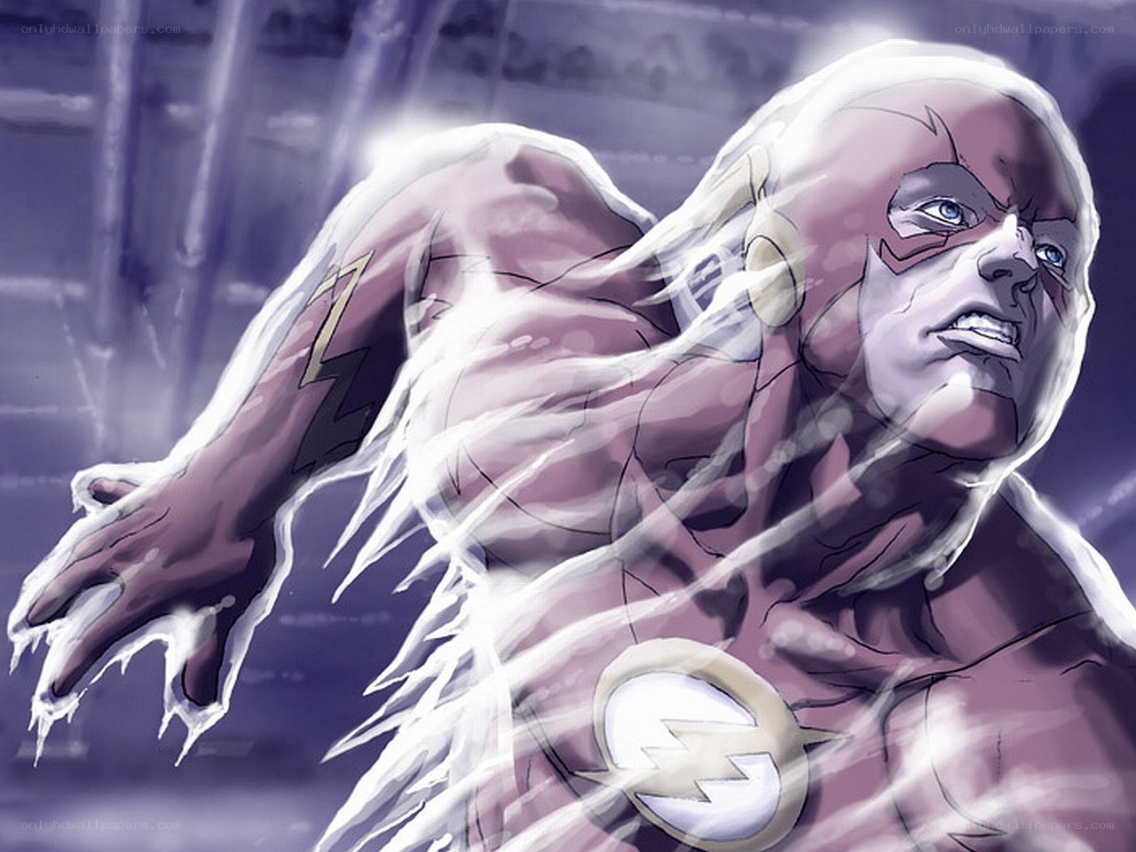 The Flash in motion
