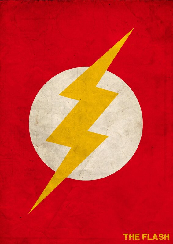 The Flash logo art