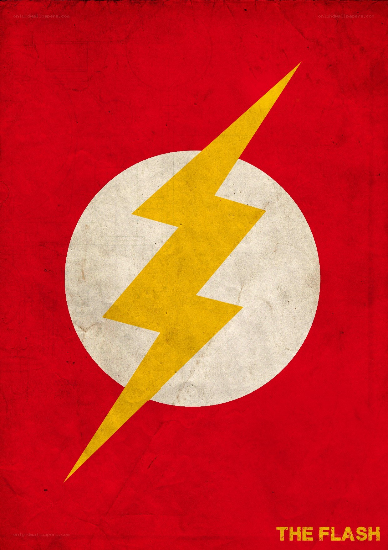 The Flash logo art