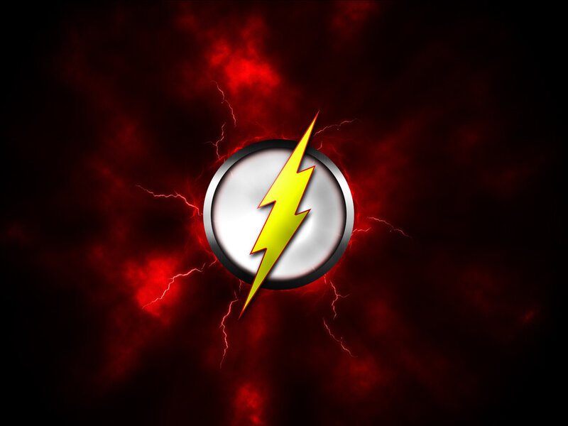 The Flash logo with lightning