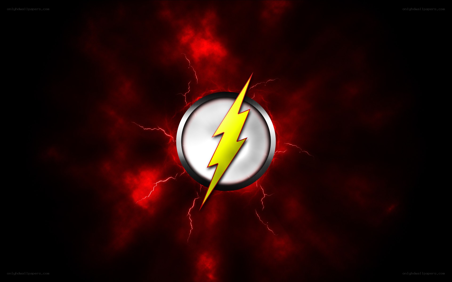 The Flash logo with lightning