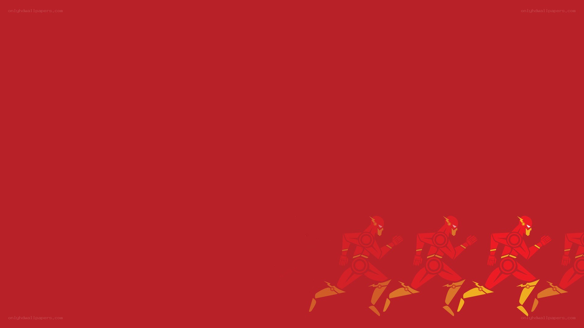 The Flash running animation