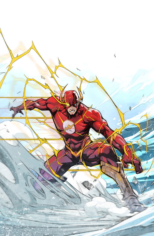 The Flash Running — Red, Dynamic, Comic, Lightning, Speed Lines