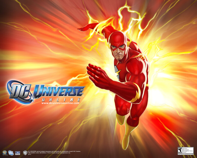 The Flash Running — Red, Dynamic