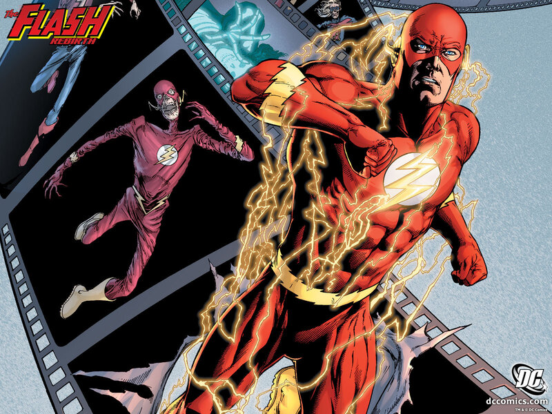 The Flash Running — Red