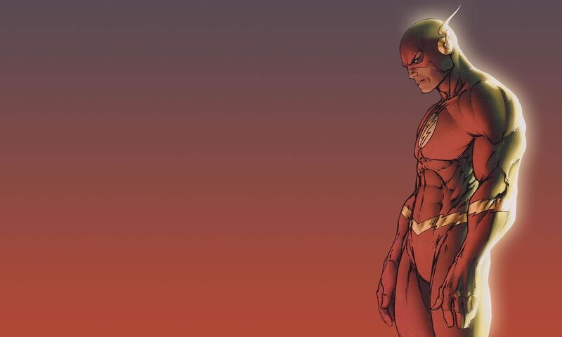 The Flash standing alone
