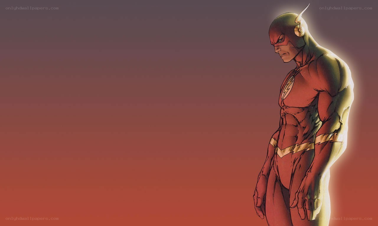 The Flash standing alone