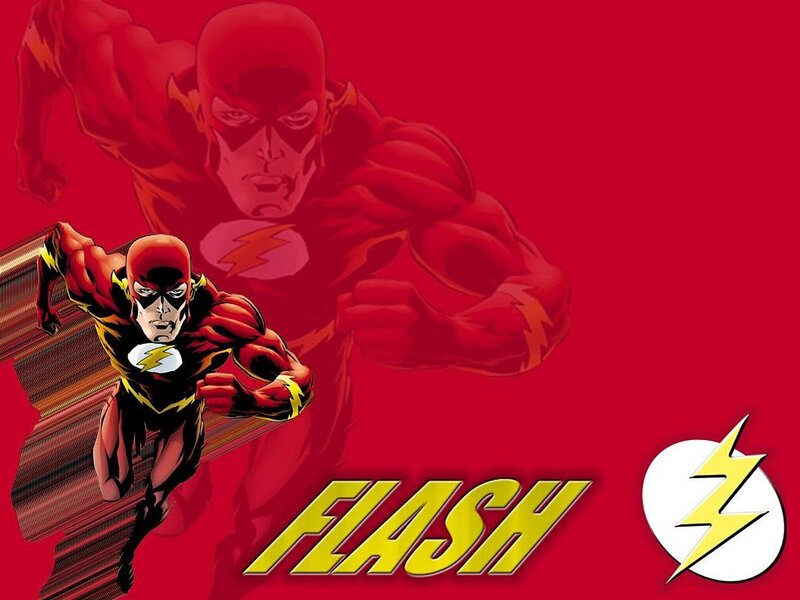 The Flash superhero artwork