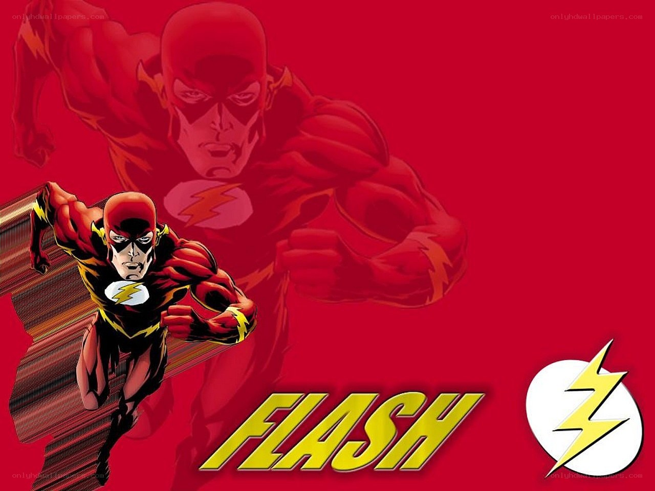 The Flash superhero artwork