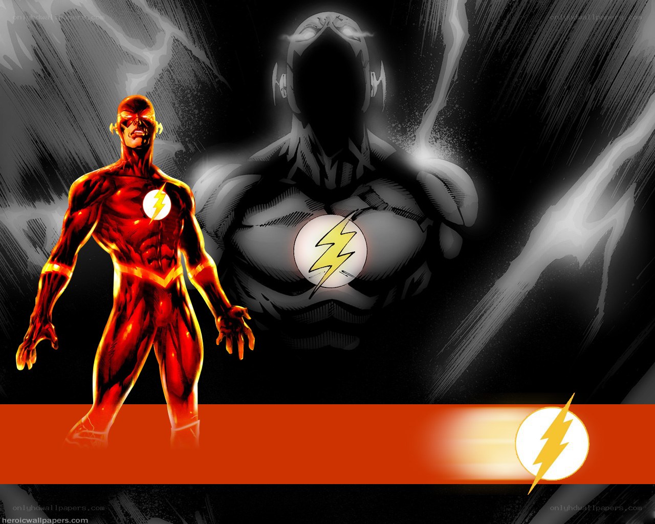 The Flash superhero artwork