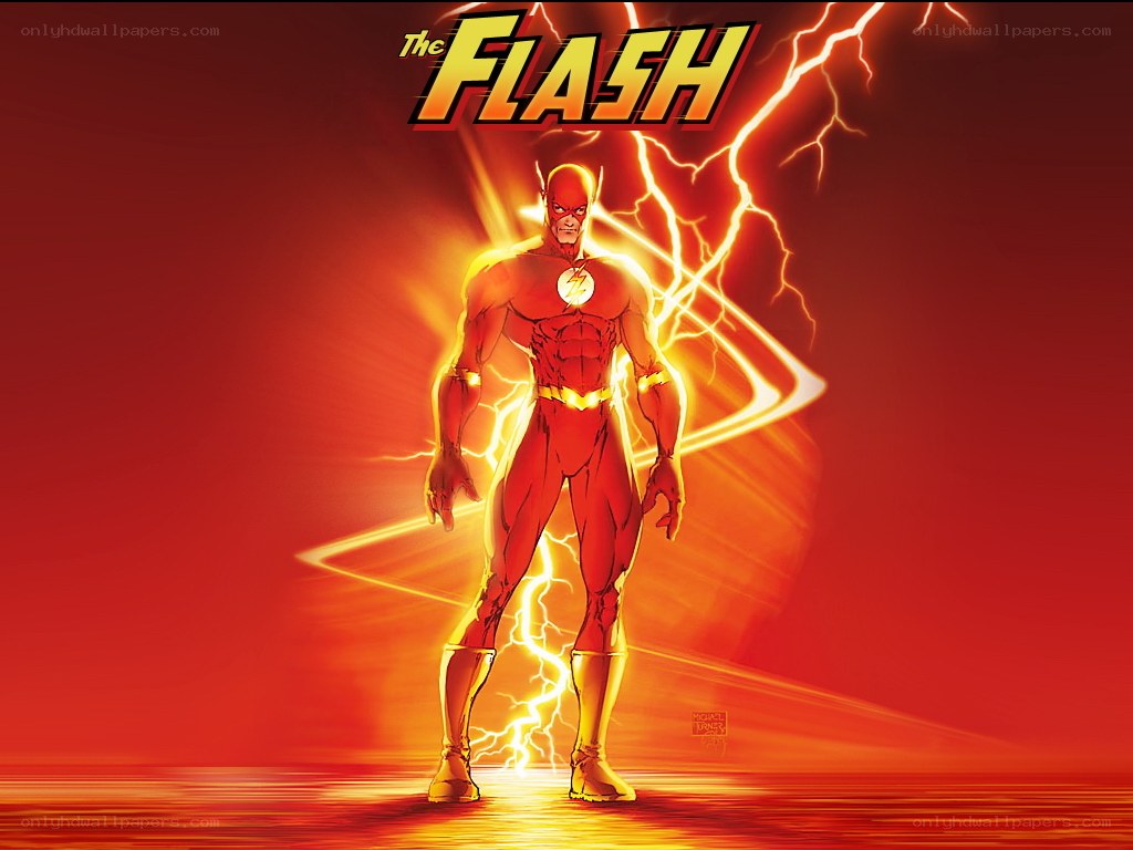 The Flash superhero illustration