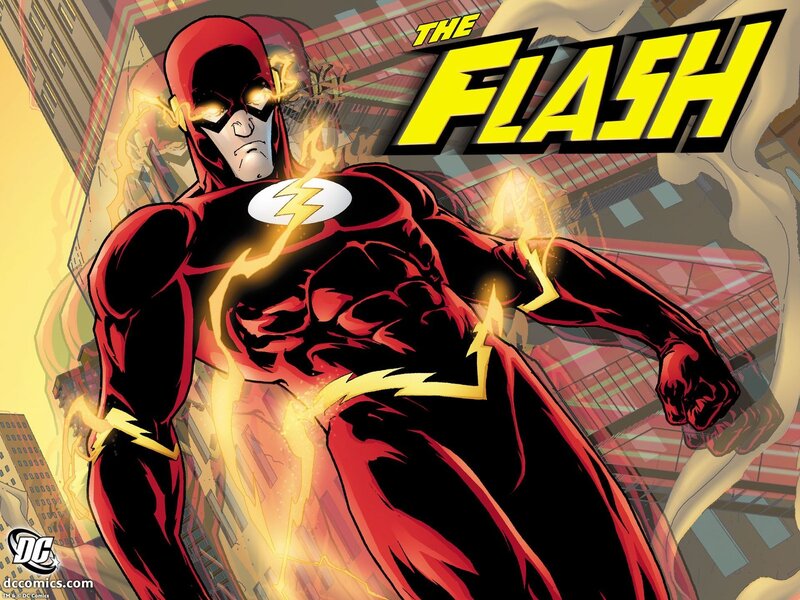 The Flash Superhero — Red, Dramatic, Comic, Cityscape, Superhero Costume