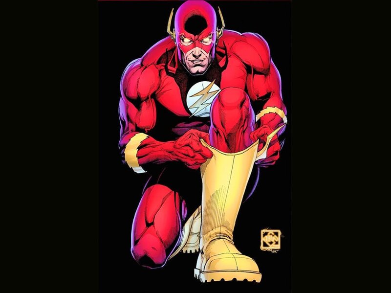 The Flash Superhero — Red, Dramatic