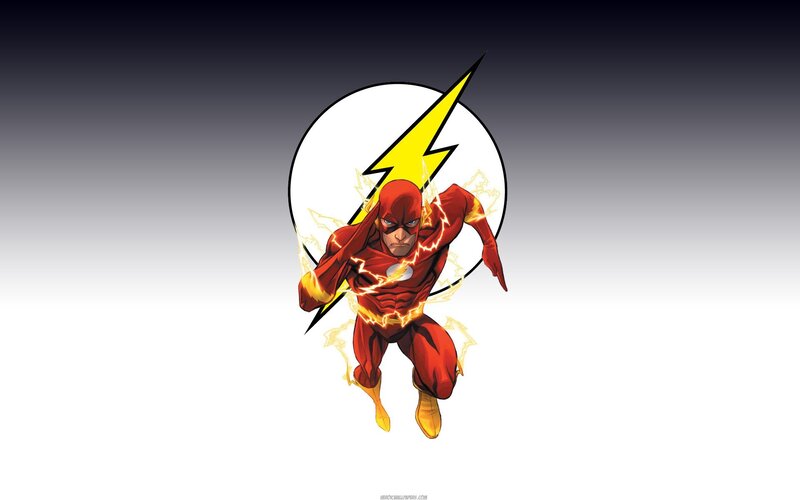 The Flash Superhero — Red, Dynamic, Comic