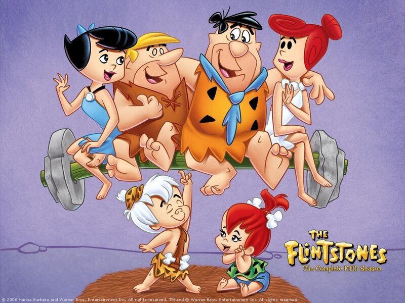 The Flintstones family portrait