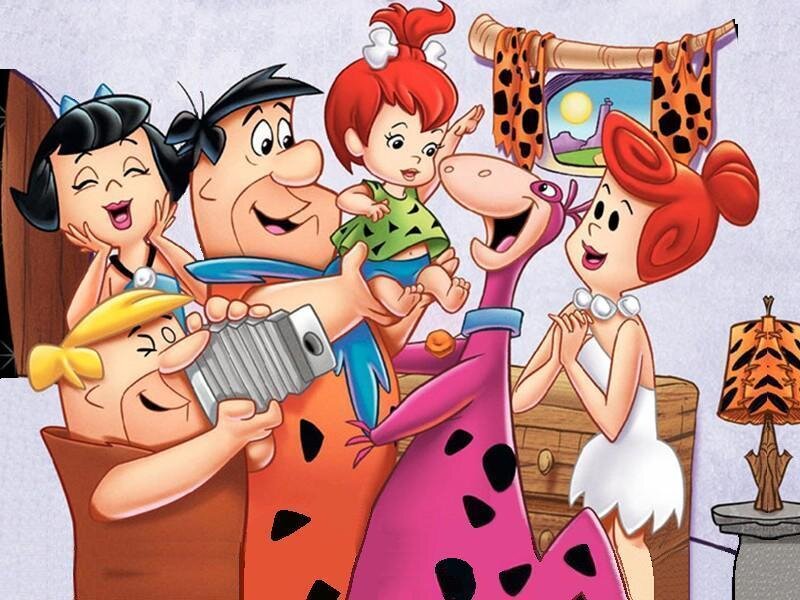 The Flintstones family portrait