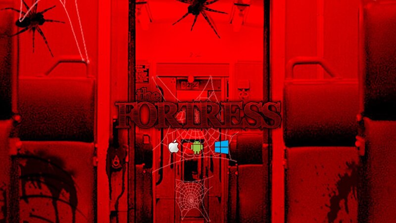 The Fortress Game Title — Red