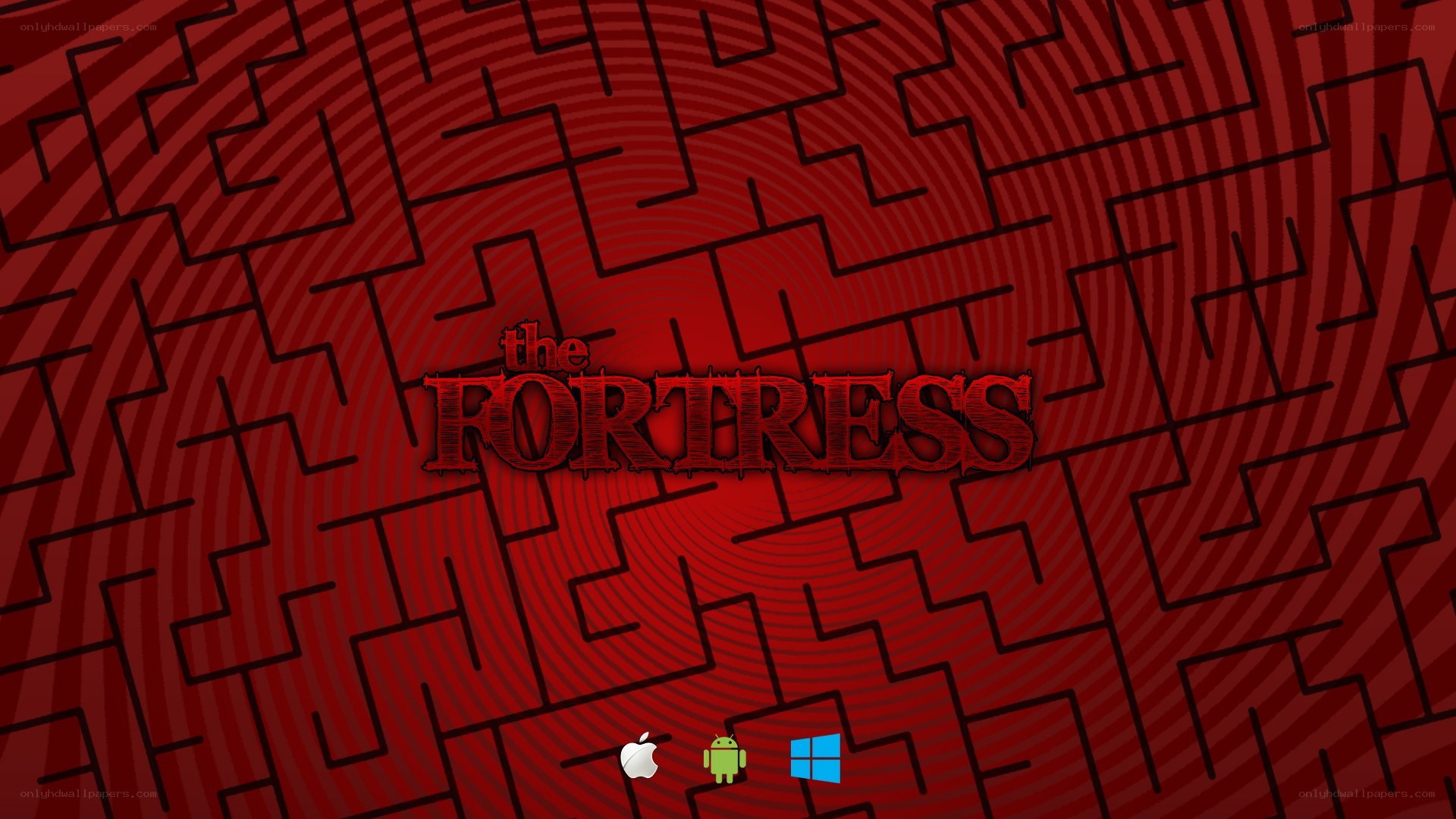 The Fortress game title screen