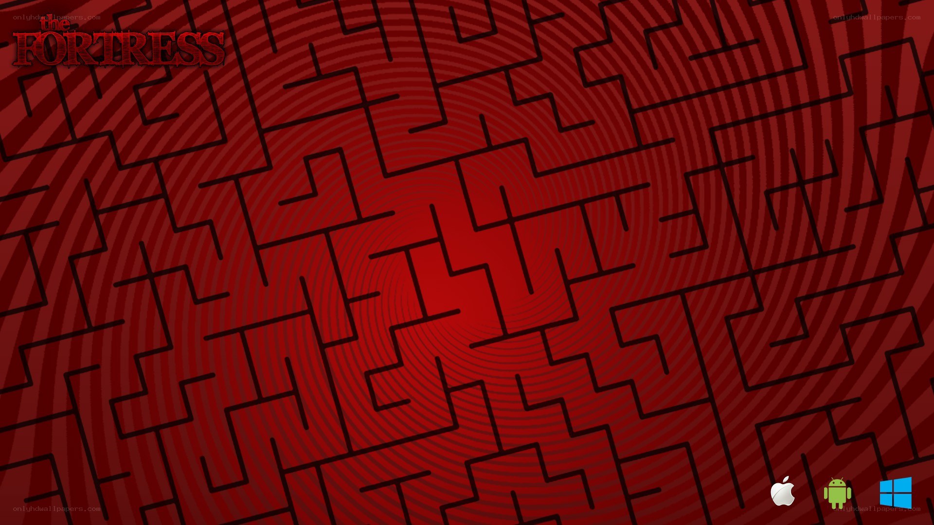 The Fortress game title screen