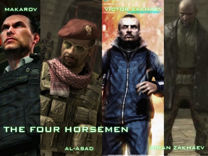 The Four Horsemen characters
