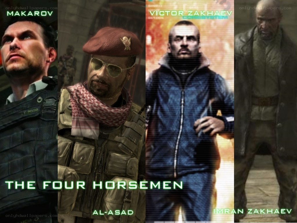 The Four Horsemen characters