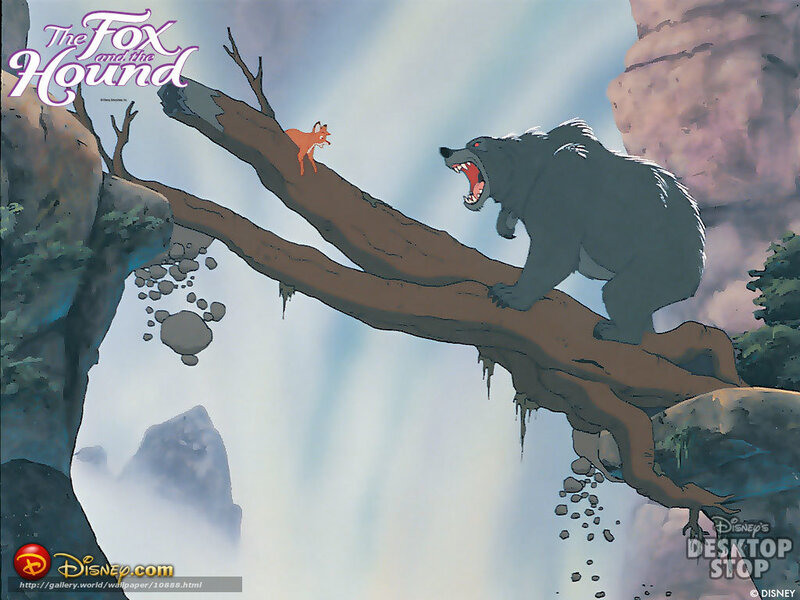 The Fox and the Hound scene