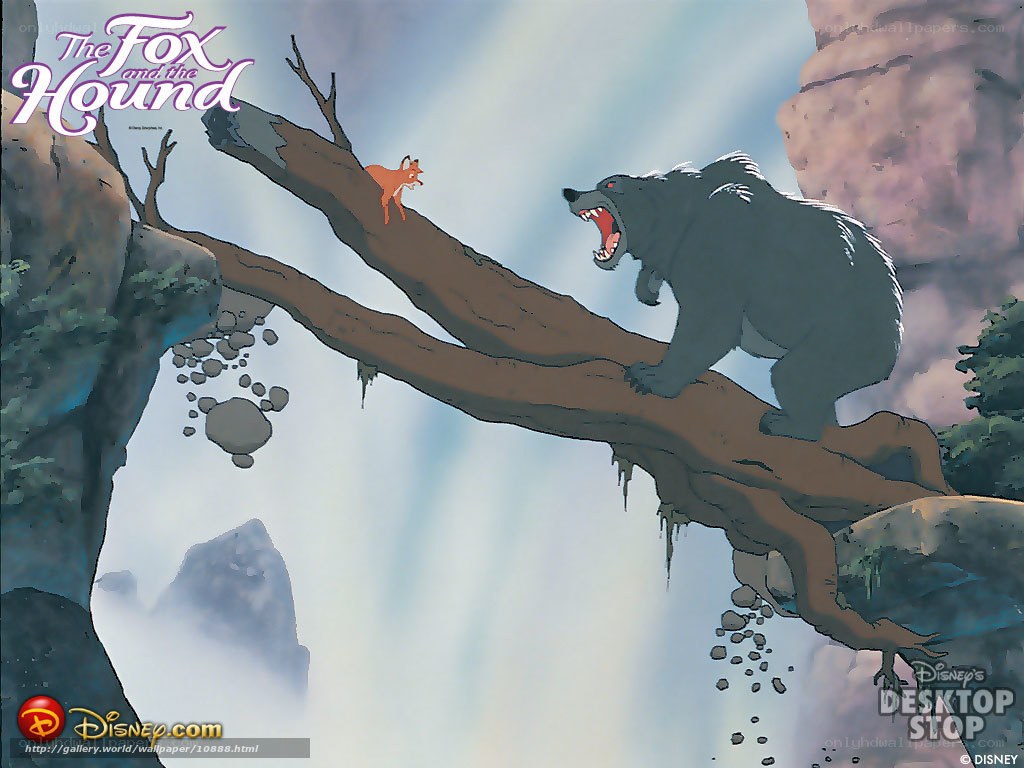 The Fox and the Hound scene