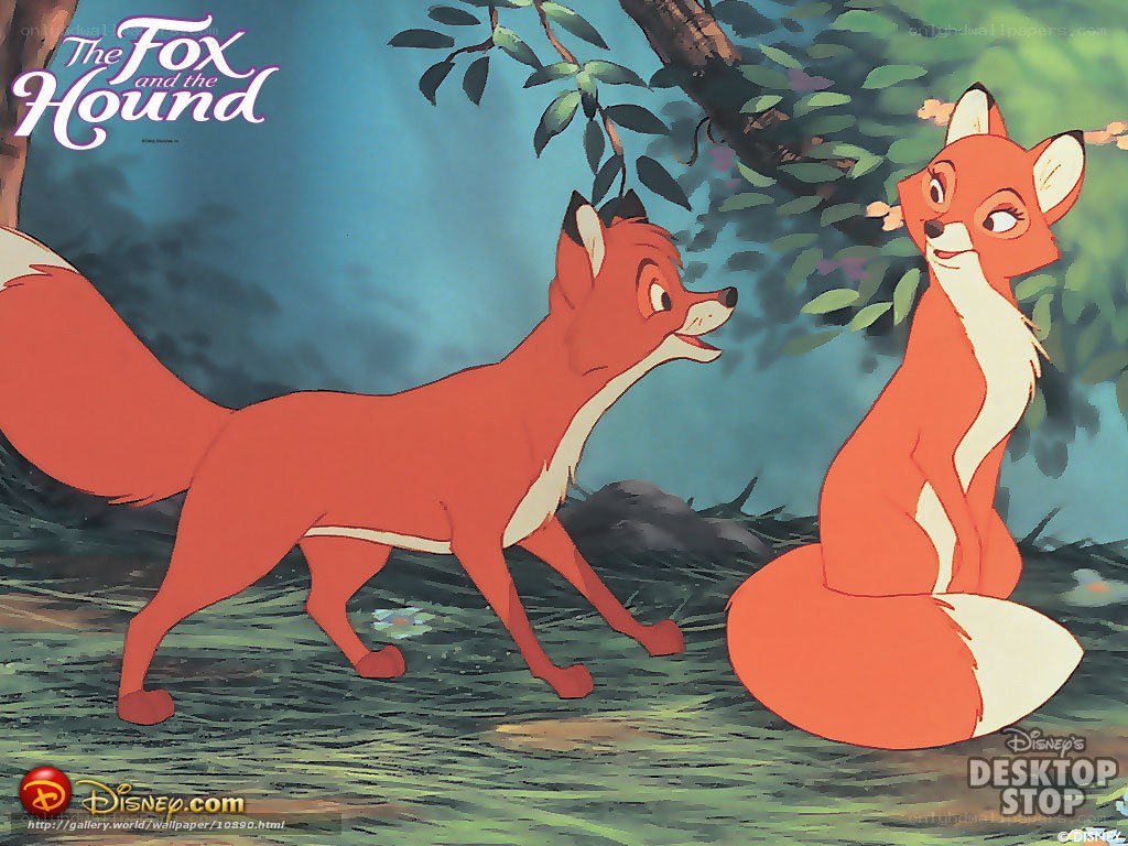 The Fox and the Hound scene