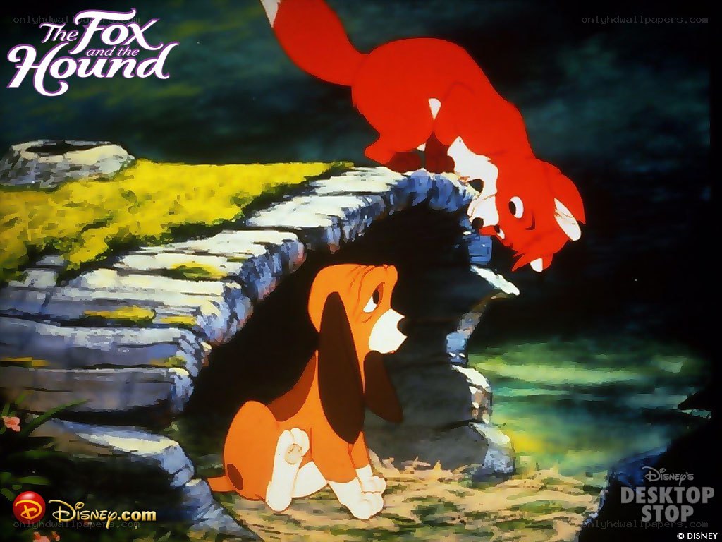 The Fox and the Hound scene
