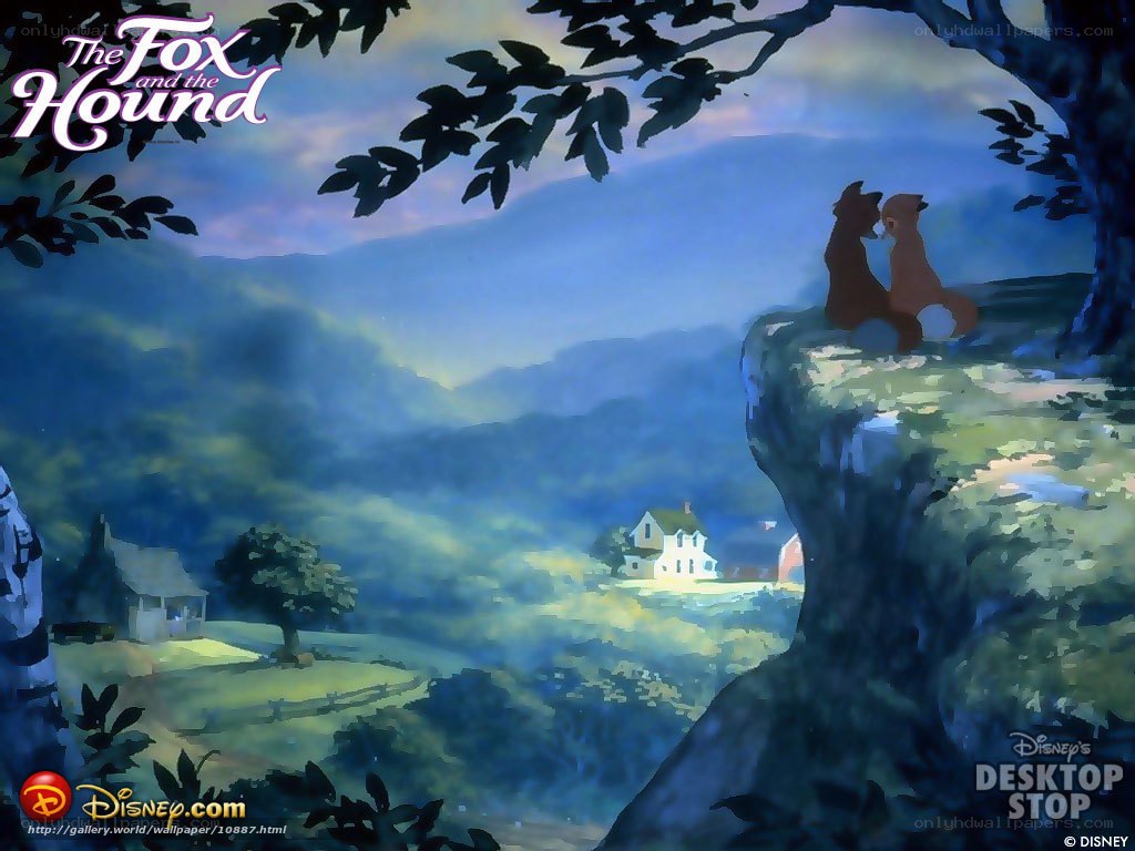 The Fox and the Hound scene