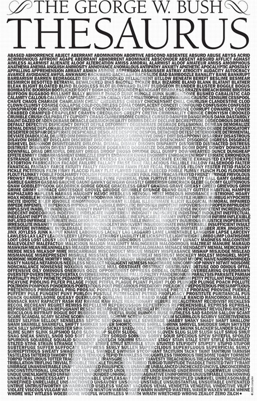 The George W Bush Thesaurus