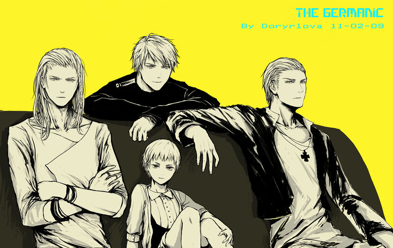The Germanic group illustration