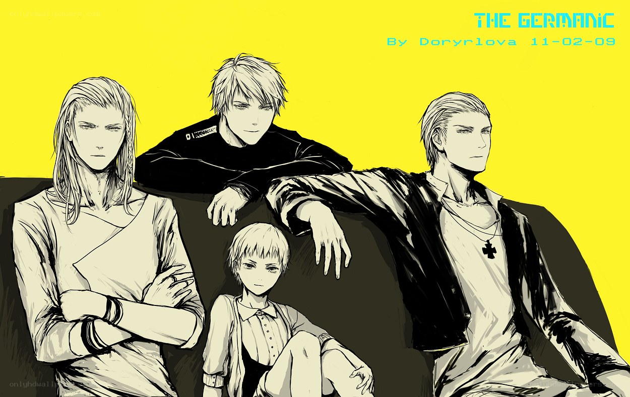 The Germanic group illustration