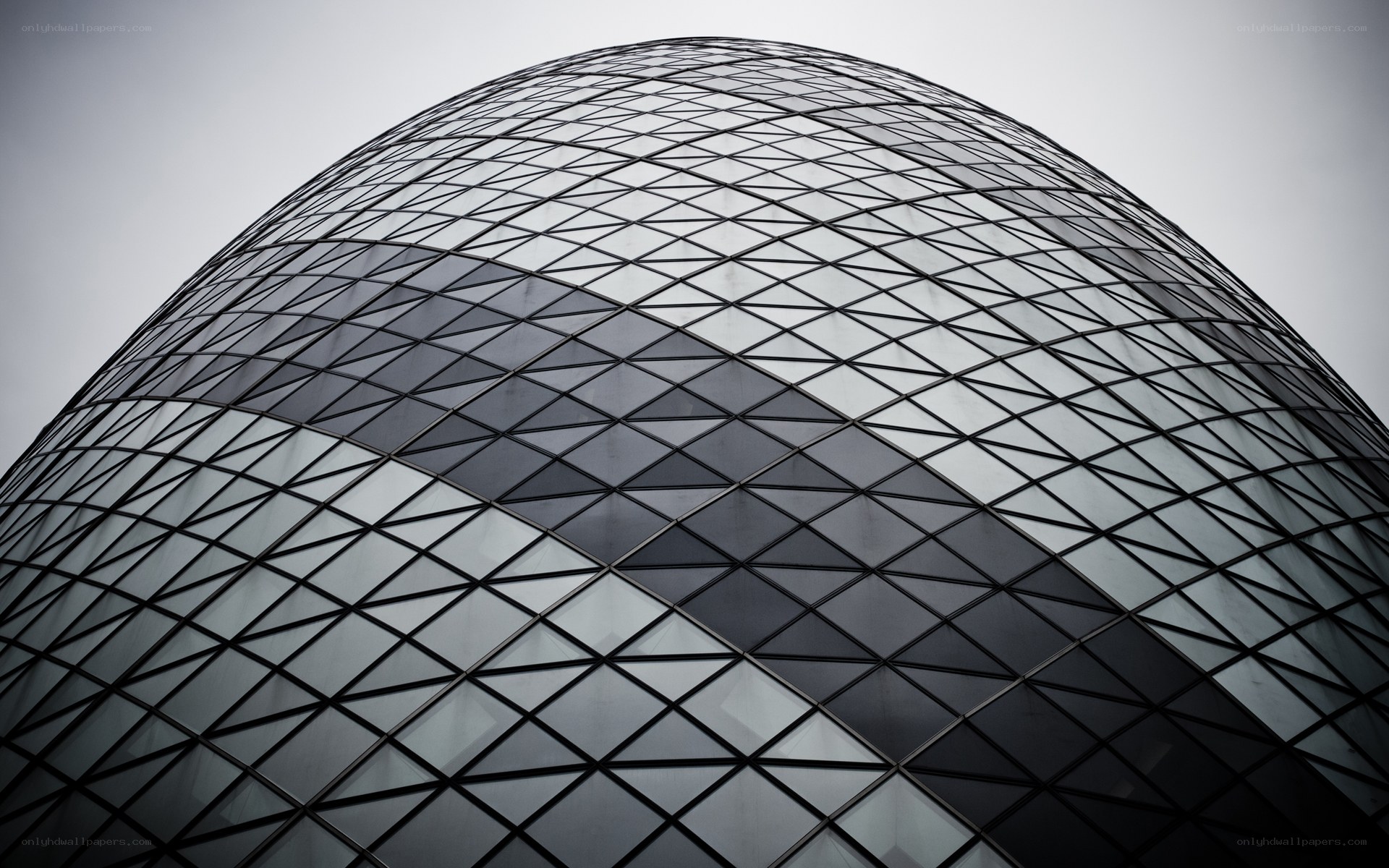 The Gherkin building facade