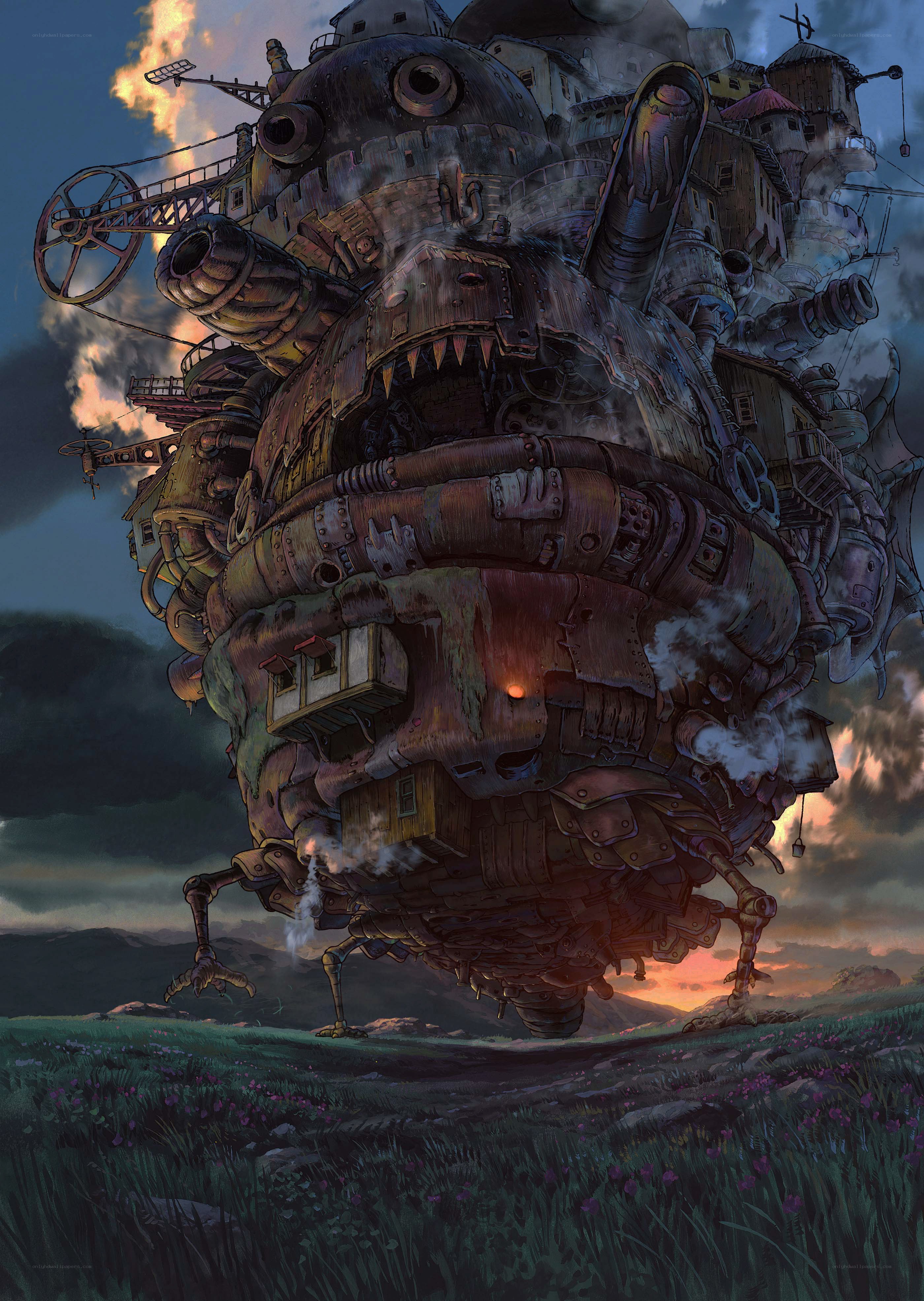 The giant walking castle