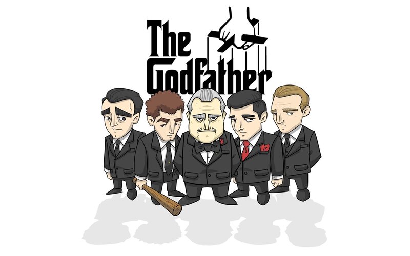 The Godfather cartoon characters