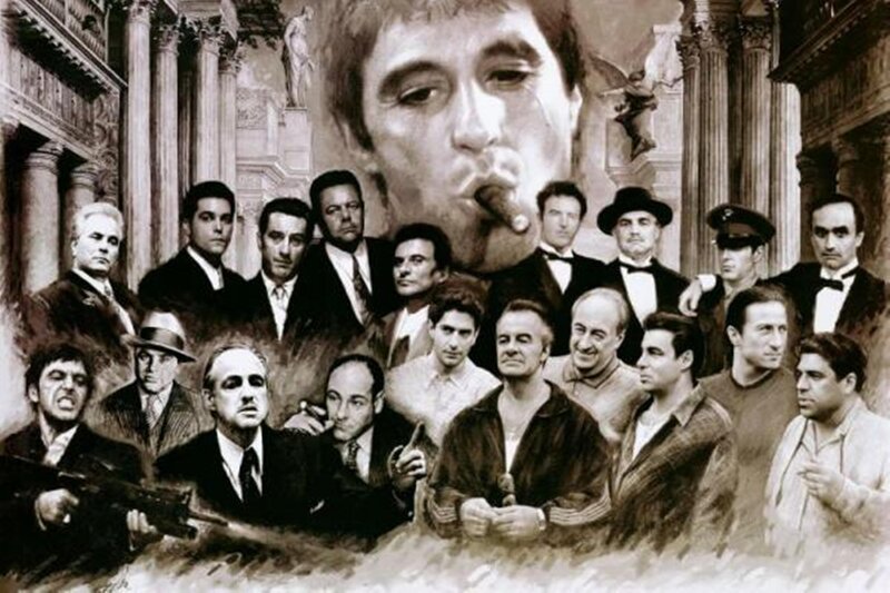 The Godfather collage