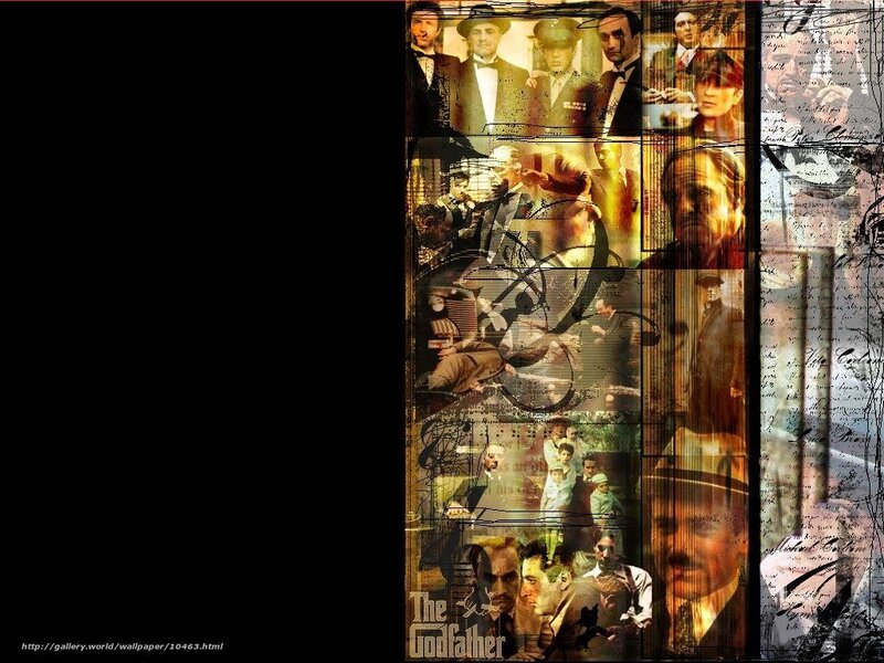 The Godfather collage wallpaper
