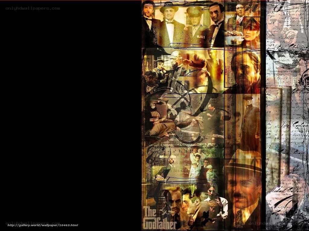 The Godfather collage wallpaper