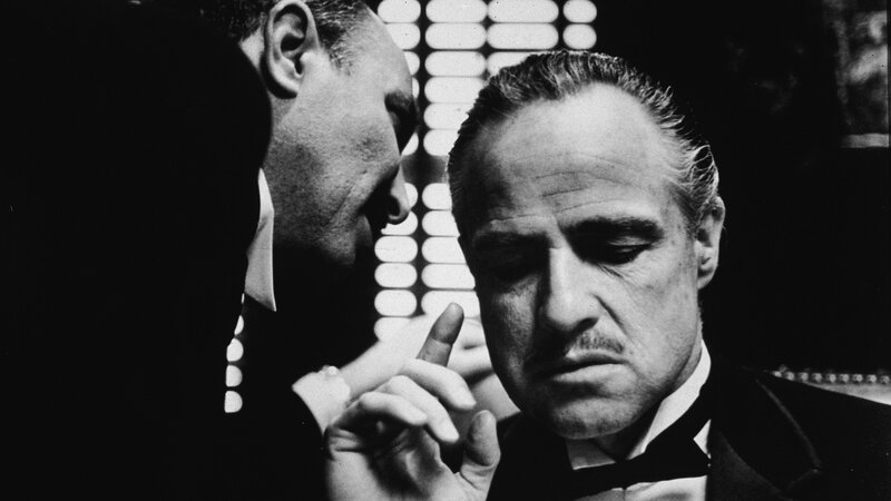 The Godfather movie scene