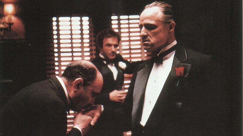 The Godfather movie scene
