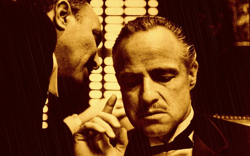 The Godfather movie scene